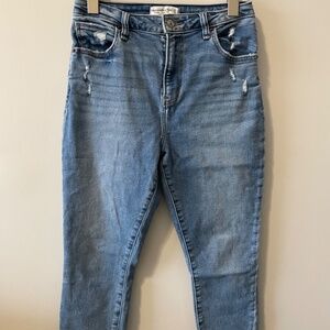 Abercrombie & Fitch Women's High Rise Super Skinny Ankle Jean